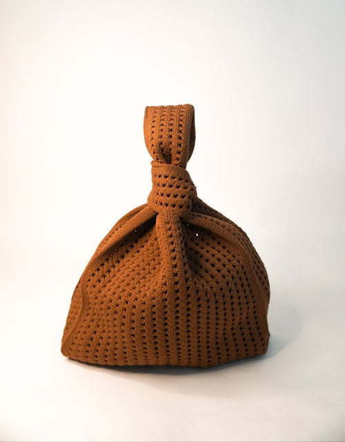 Brown Crochet Handbag - Willow & Luna