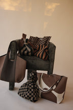 Brown Crochet Handbag - Willow & Luna