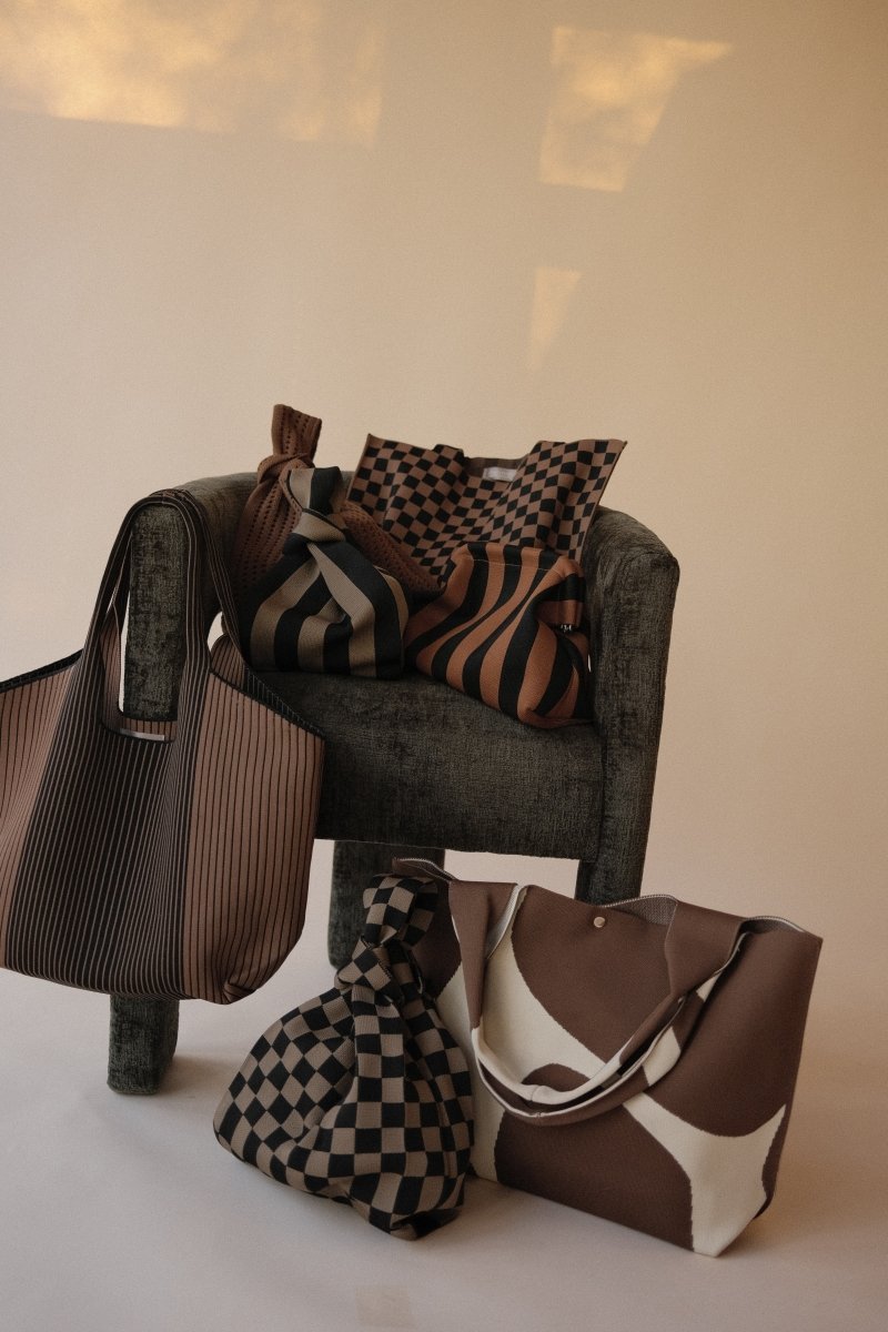 Brown Crochet Handbag - Willow & Luna