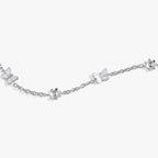 Butterfly and Flower Anklet
