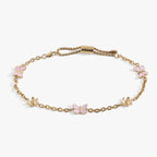 Butterfly and Flower Anklet - Willow & Luna