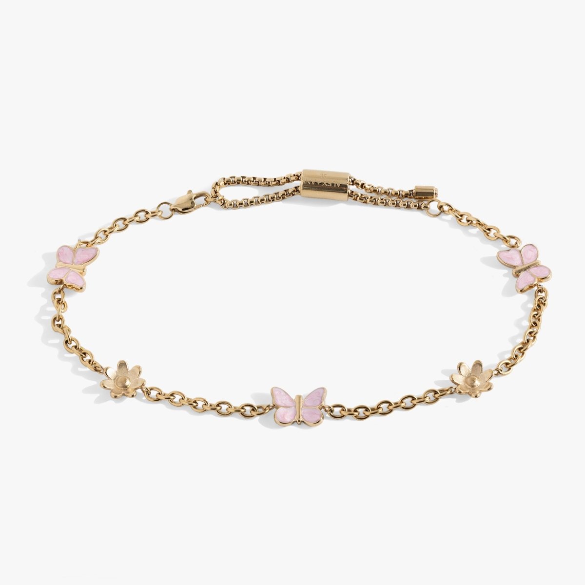 Butterfly and Flower Anklet - Willow & Luna