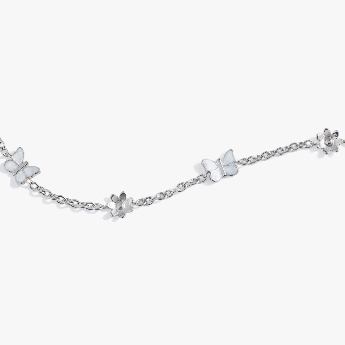 Butterfly and Flower Anklet - Willow & Luna