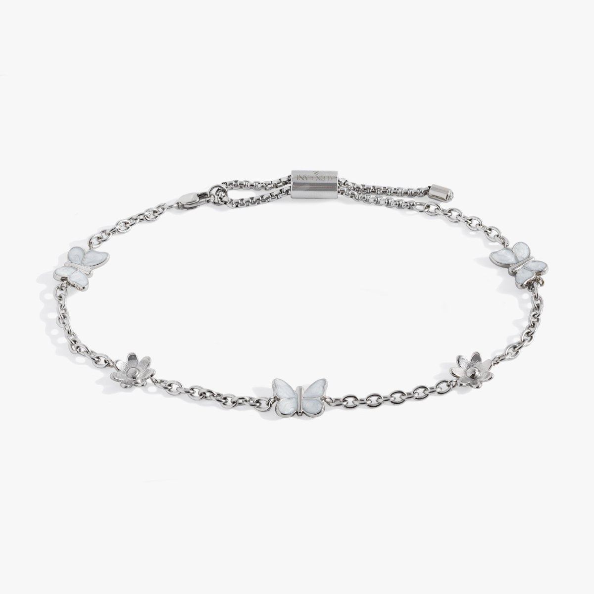 Butterfly and Flower Anklet - Willow & Luna