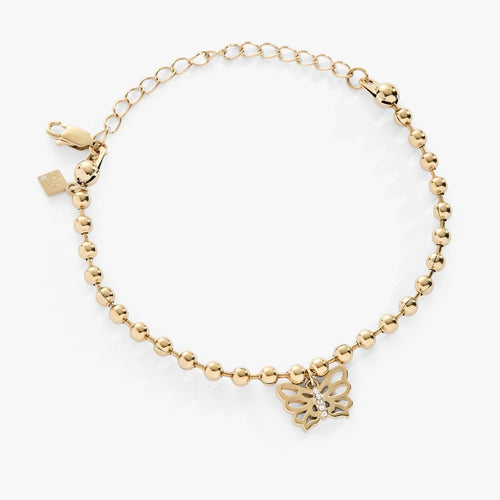 Butterfly Ball Chain Bracelet - Willow & Luna