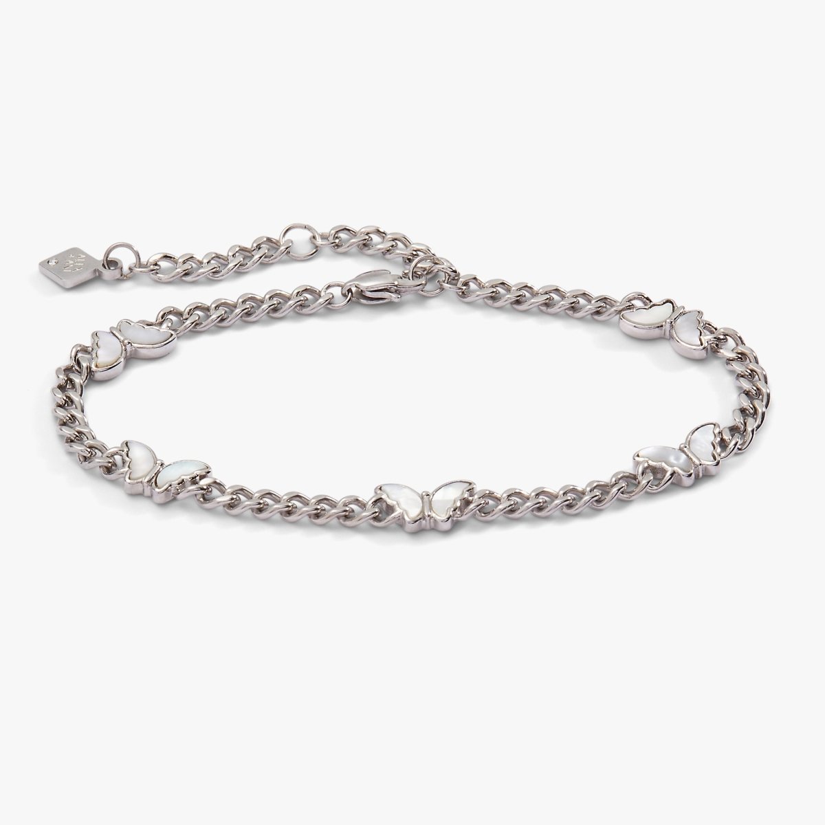 Butterfly Curb Chain Bracelet - Willow & Luna