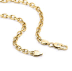 C007G B.Tiff 5mm Gold Cable Link Chain Necklace - Willow & Luna