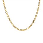 C007G B.Tiff 5mm Gold Cable Link Chain Necklace - Willow & Luna