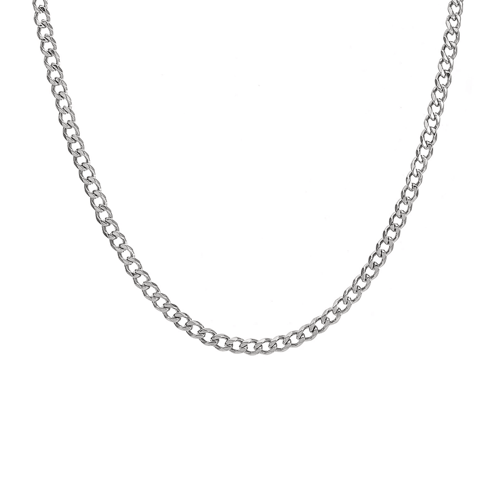 C014W B.Tiff 4mm Curb Link Chain Necklace - Willow & Luna
