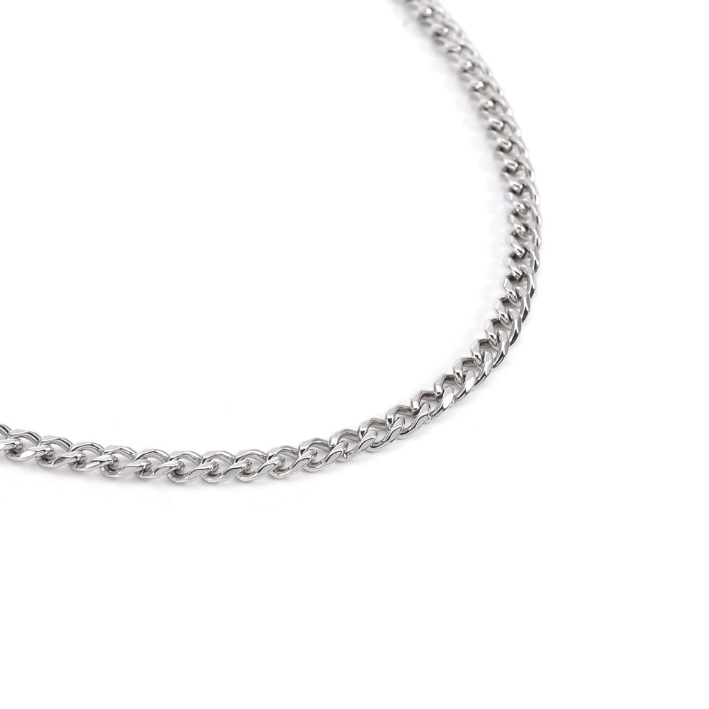C014W B.Tiff 4mm Curb Link Chain Necklace - Willow & Luna