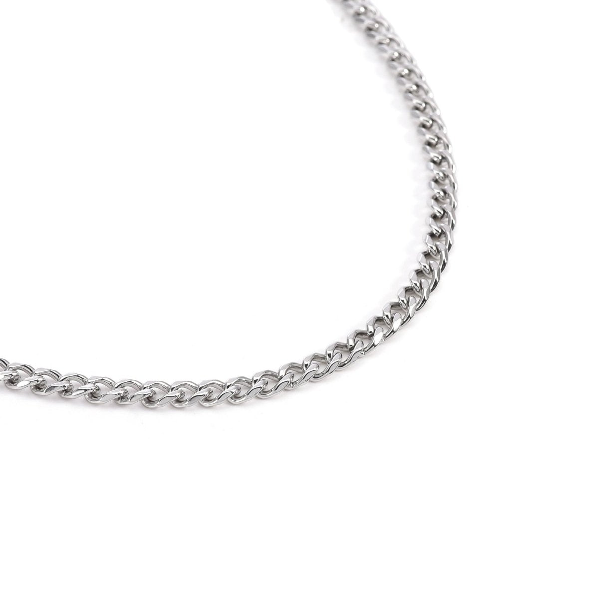 C014W B.Tiff 4mm Curb Link Chain Necklace - Willow & Luna