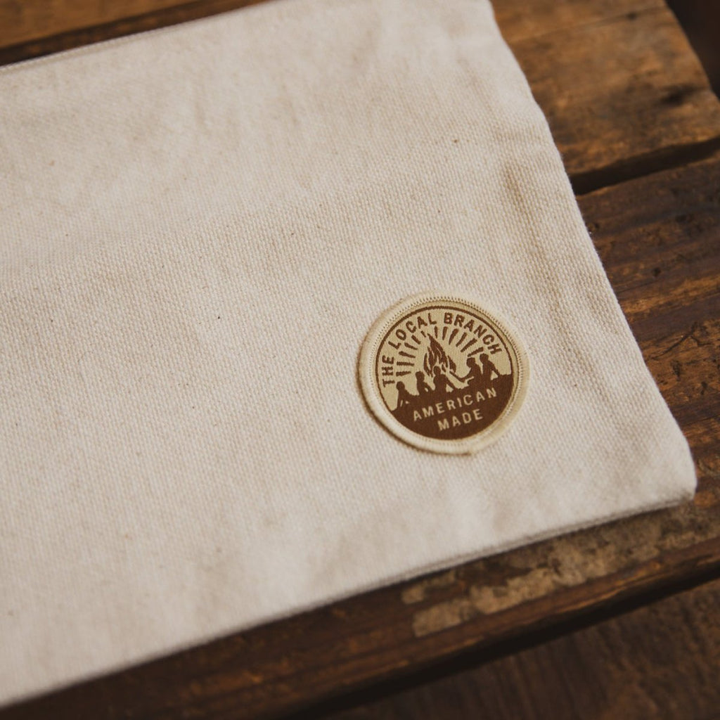 Canvas Zipper Pouch - USA Made - Willow & Luna