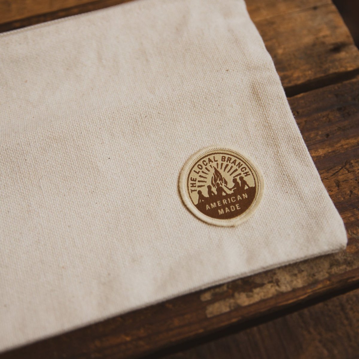 Canvas Zipper Pouch - USA Made - Willow & Luna