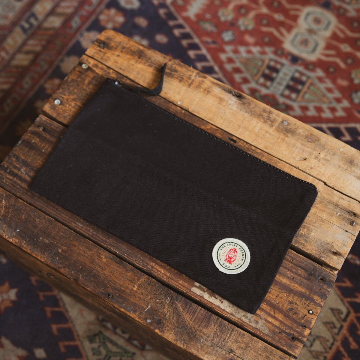 Canvas Zipper Pouch - USA Made - Willow & Luna
