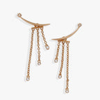 Celestial Shooting Star Ear Jacket Earring - Willow & Luna