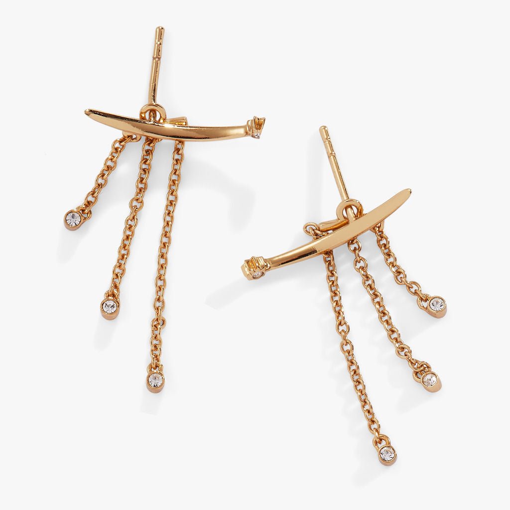Celestial Shooting Star Ear Jacket Earring - Willow & Luna