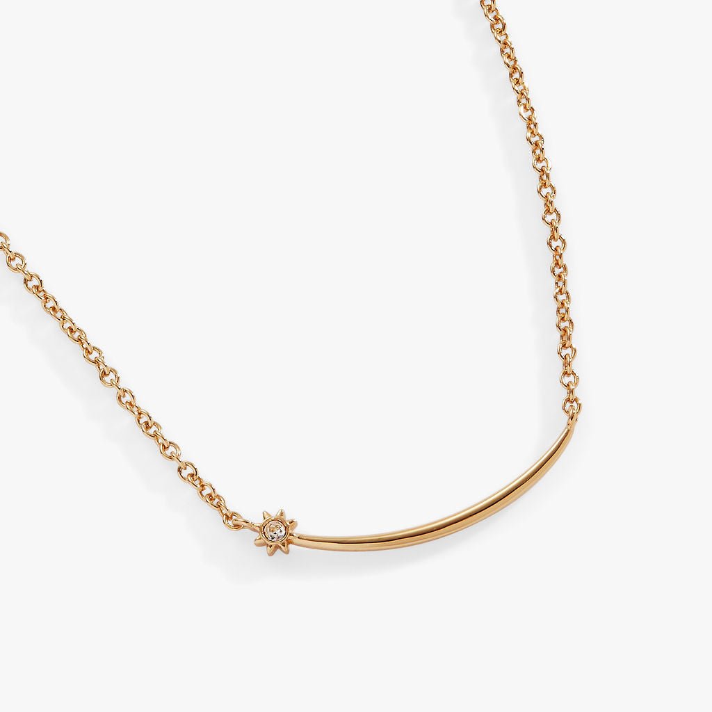 Celestial Shooting Star Necklace - Willow & Luna