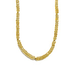 Citrine Gemstone Necklace - Moon Cycle - Willow & Luna