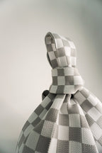 Classic Checkered Grey Handbag - Willow & Luna