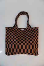 Classic Checkered Skinny Tote - Willow & Luna