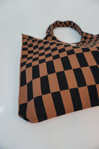 Classic Checkered Skinny Tote - Willow & Luna