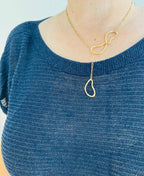 Cloud Lariat Necklace - Willow & Luna