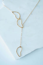 Cloud Lariat Necklace - Willow & Luna