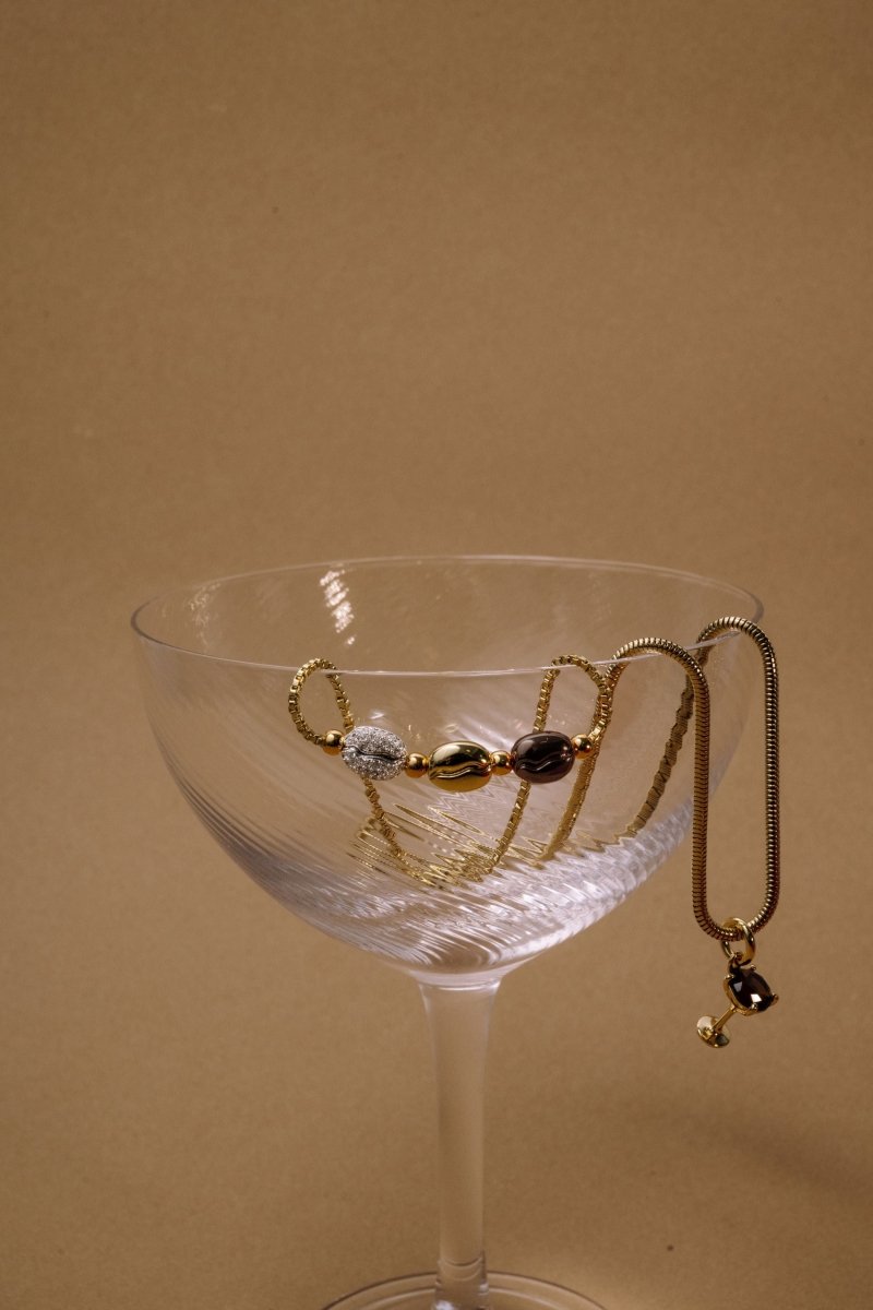 Coffee Bean Bolo Bracelet - Willow & Luna