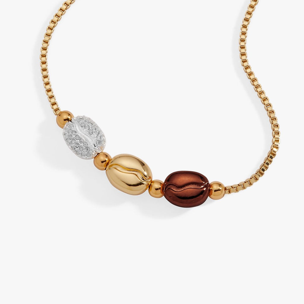 Coffee Bean Bolo Bracelet - Willow & Luna