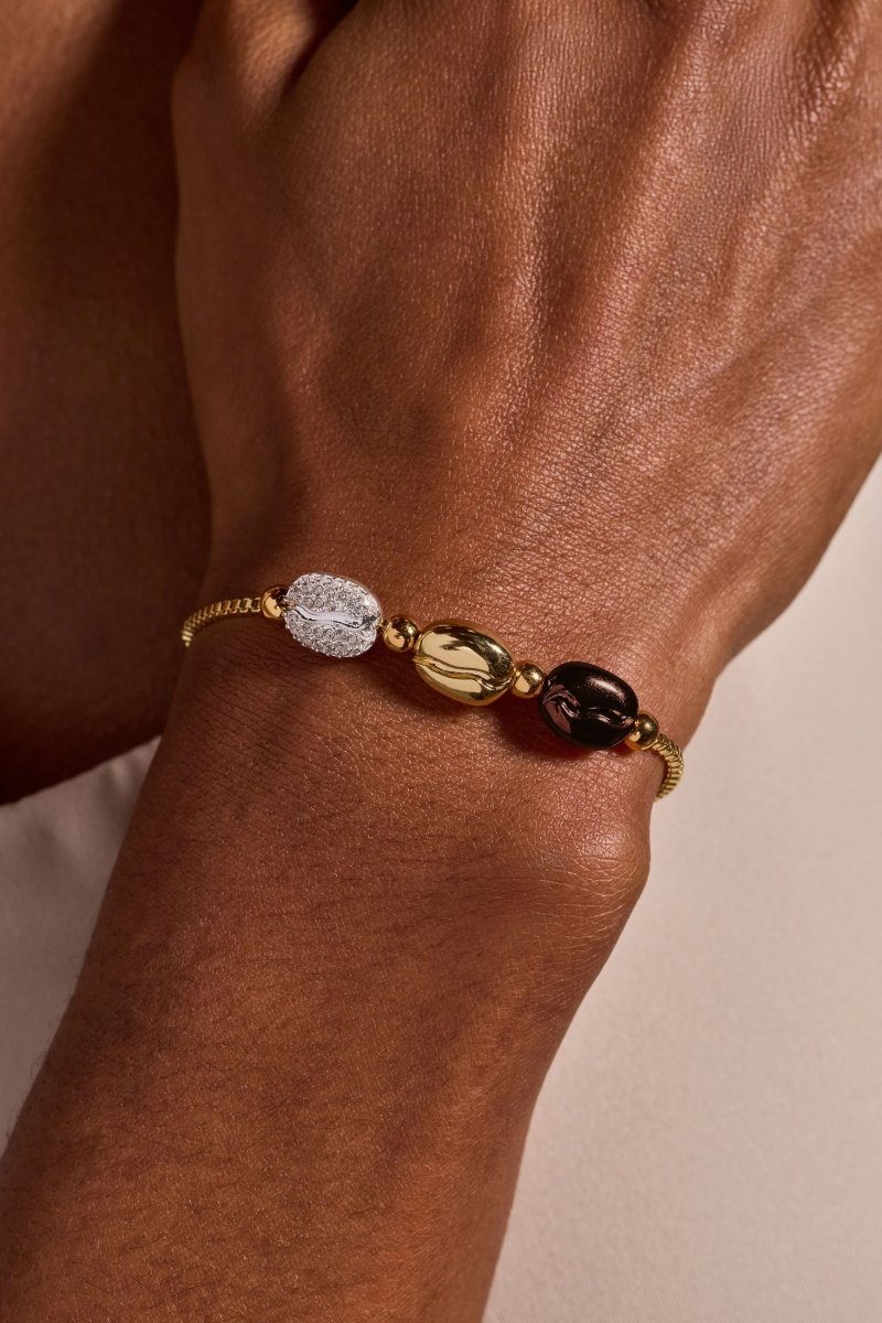 Coffee Bean Bolo Bracelet - Willow & Luna