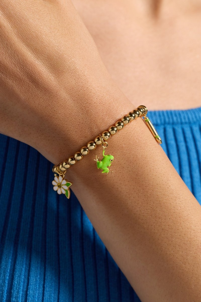 Crayola Forest Green Charm Stretch Bracelet - Willow & Luna