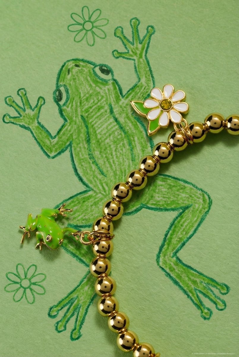 Crayola Forest Green Charm Stretch Bracelet - Willow & Luna