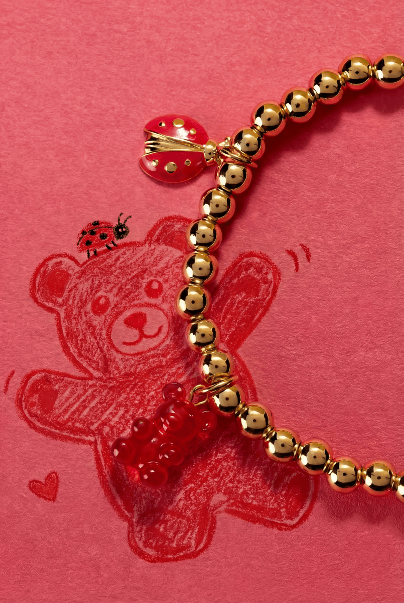 Crayola Scarlet Charm Stretch Bracelet - Willow & Luna
