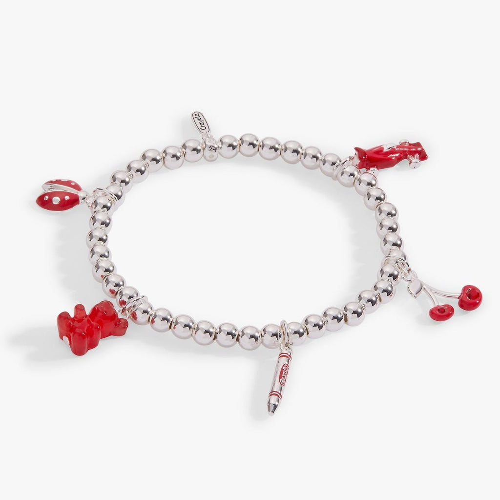 Crayola Scarlet Charm Stretch Bracelet - Willow & Luna