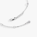 Cross Delicate Pave Crystal Beaded Strand Bracelet - Willow & Luna