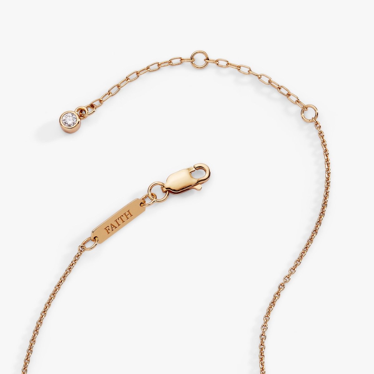 Cross Delicate Pave Crystal Pendant Necklace - Willow & Luna