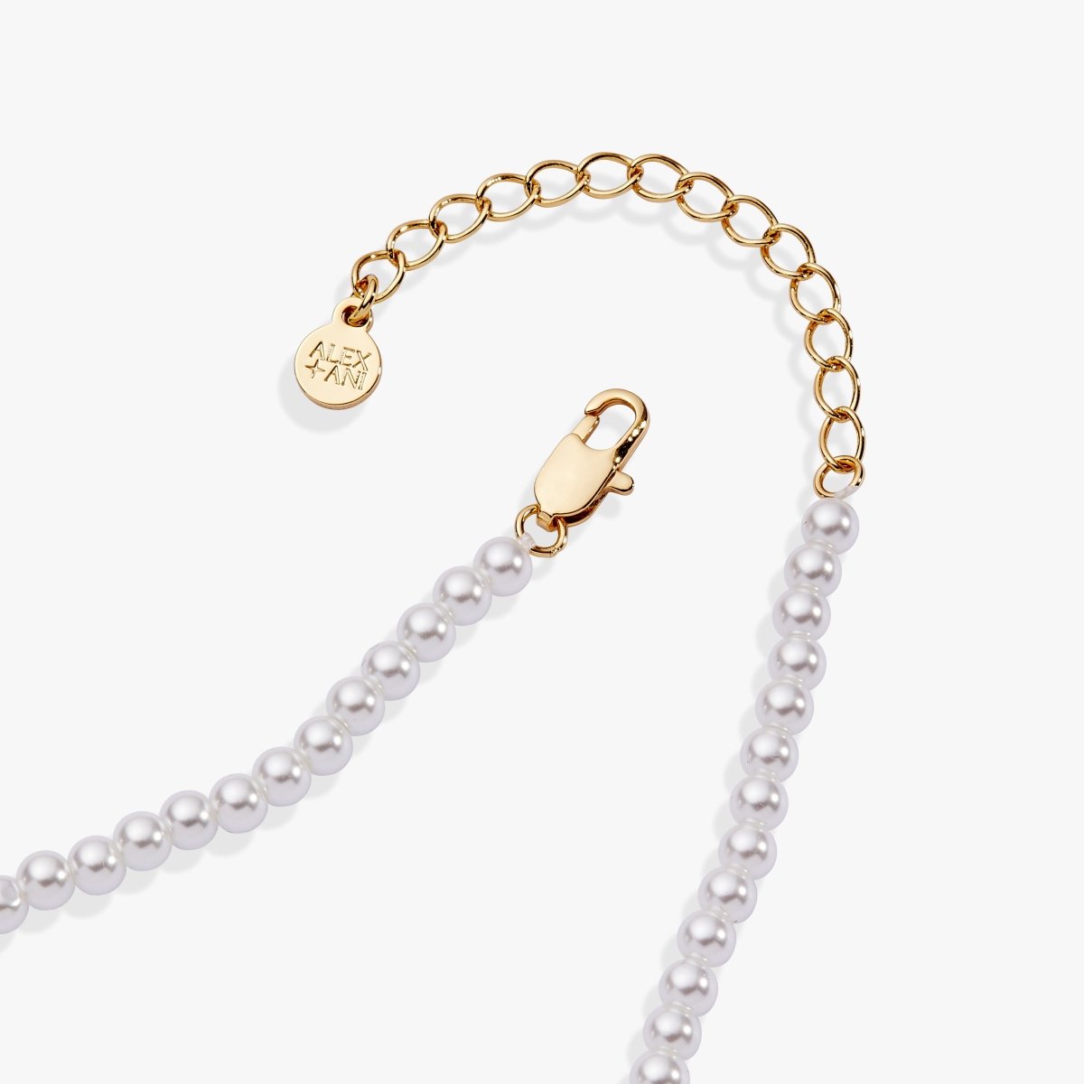 Crystal and Pearl Beaded Necklace - Willow & Luna