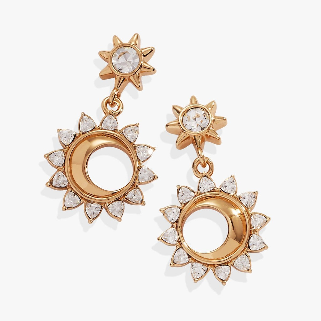 Crystal Celestial Drop Earrings - Willow & Luna
