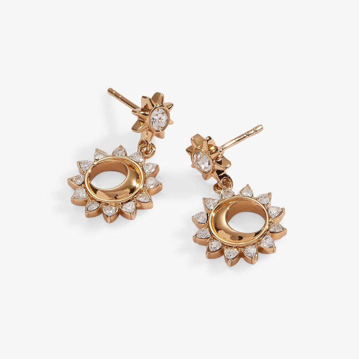 Crystal Celestial Drop Earrings - Willow & Luna