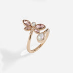 Crystal Dragonfly Ring - Willow & Luna
