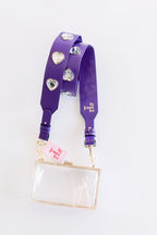 Crystal Heart Purse Strap - Willow & Luna