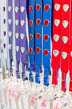 Crystal Heart Purse Strap - Willow & Luna