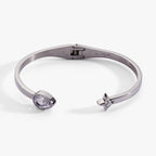 Crystal Teardrop and Star Cuff Bracelet - Willow & Luna