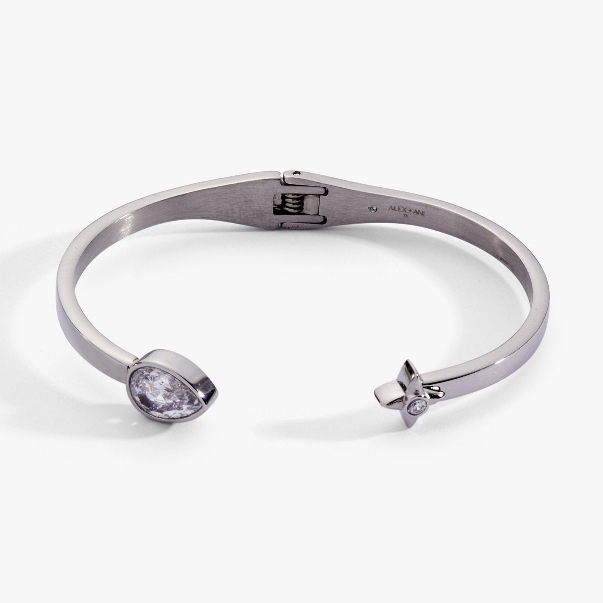 Crystal Teardrop and Star Cuff Bracelet - Willow & Luna