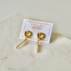 cycles with pearl drop earrings - Willow & Luna