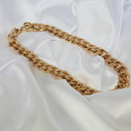 LA MADISON 18K Gold Chunky Chain Necklace