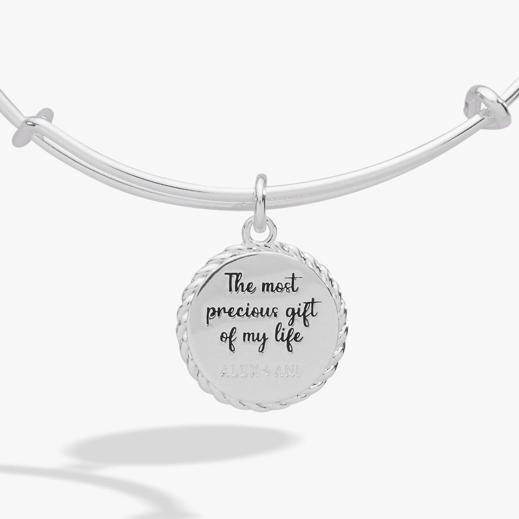 Daughter 'The Most Precious Gift Of My Life' Charm Bangle - Willow & Luna