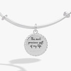 Daughter 'The Most Precious Gift Of My Life' Charm Bangle - Willow & Luna