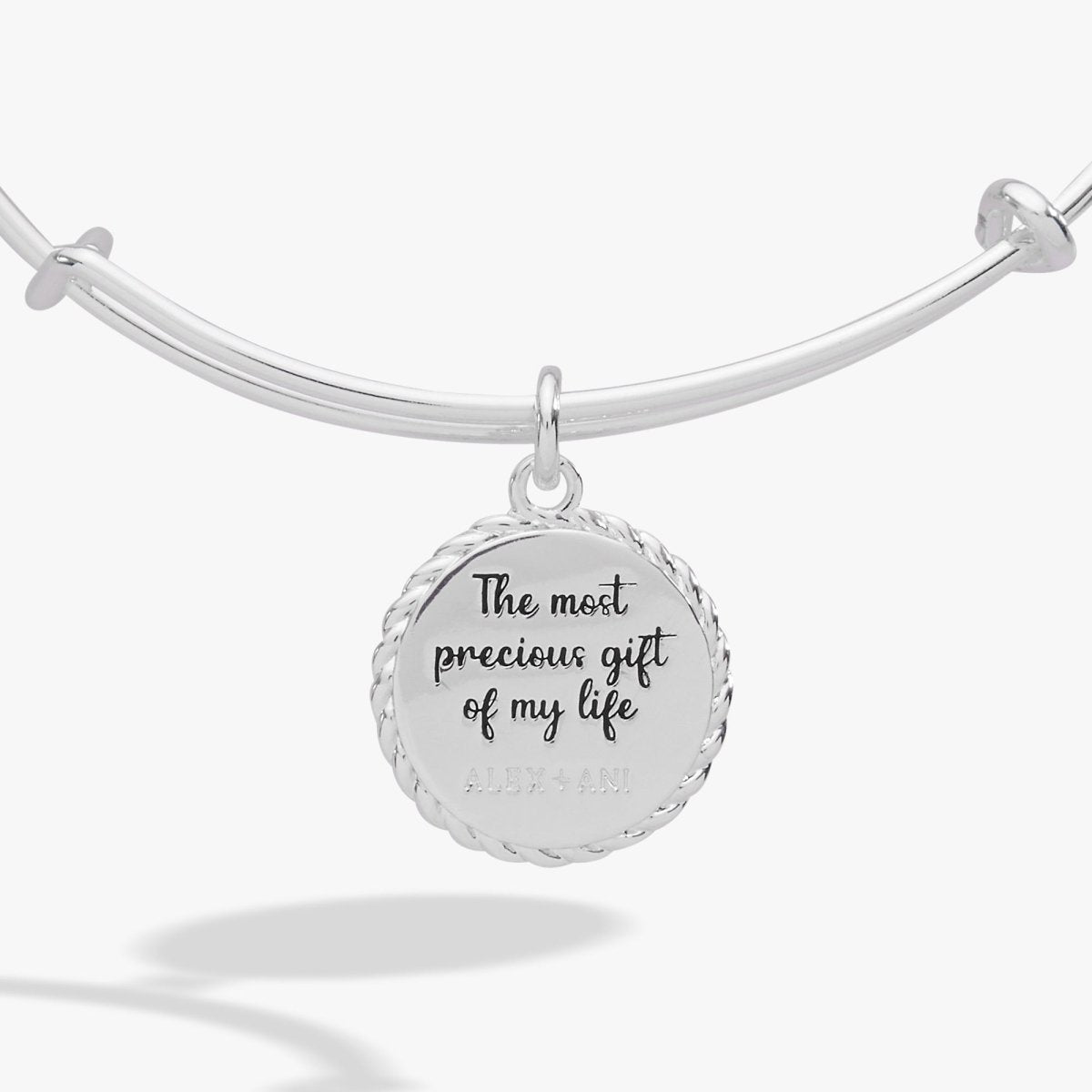 Daughter 'The Most Precious Gift Of My Life' Charm Bangle - Willow & Luna