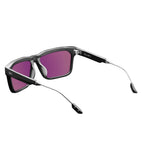 Deano: Matte Black - Polished Gunmetal / Grey AR Polarized Lens - Willow & Luna
